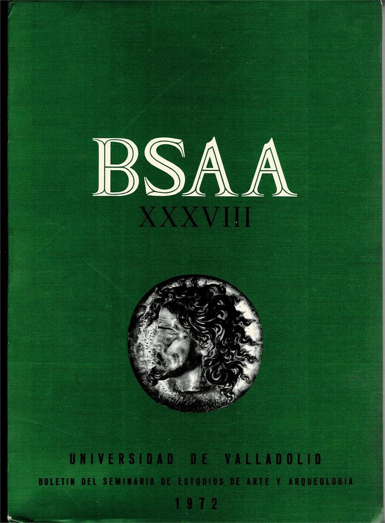 Foto 1 Boletín del seminario de estudios de arte y arqueología BSAA XXXVIII