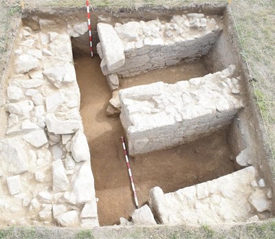 El granero romano descubierto en Sober es de un tipo único en Galicia
