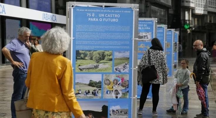 Exposición conmemorativa de los 75 años de las excavaciones en el Castro de Elviña