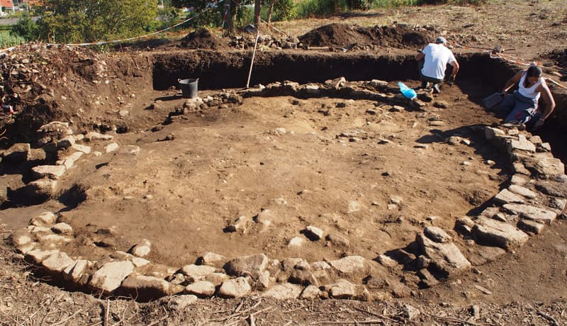 Escavacións en Galicia