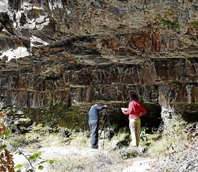 Las pinturas rupestres de Casaio datadas en siete milenios